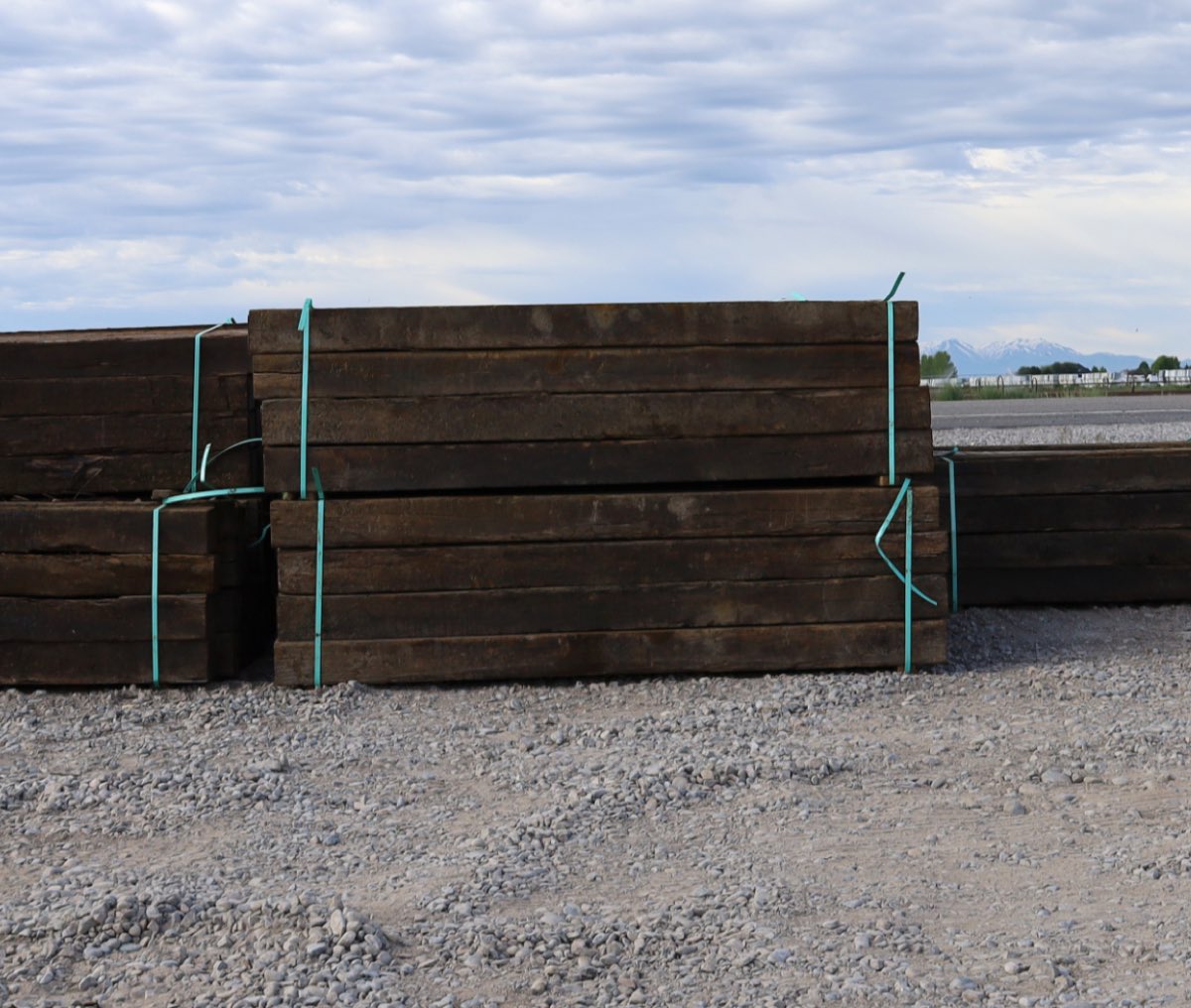 Railroad Ties 9"W x 6"H x 9'L